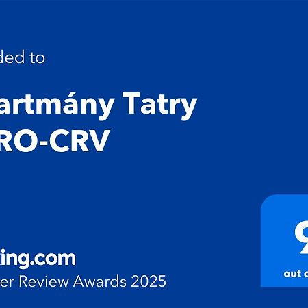 Apartmány Tatry EURO-CRV Nová Lesná Exteriér fotografie